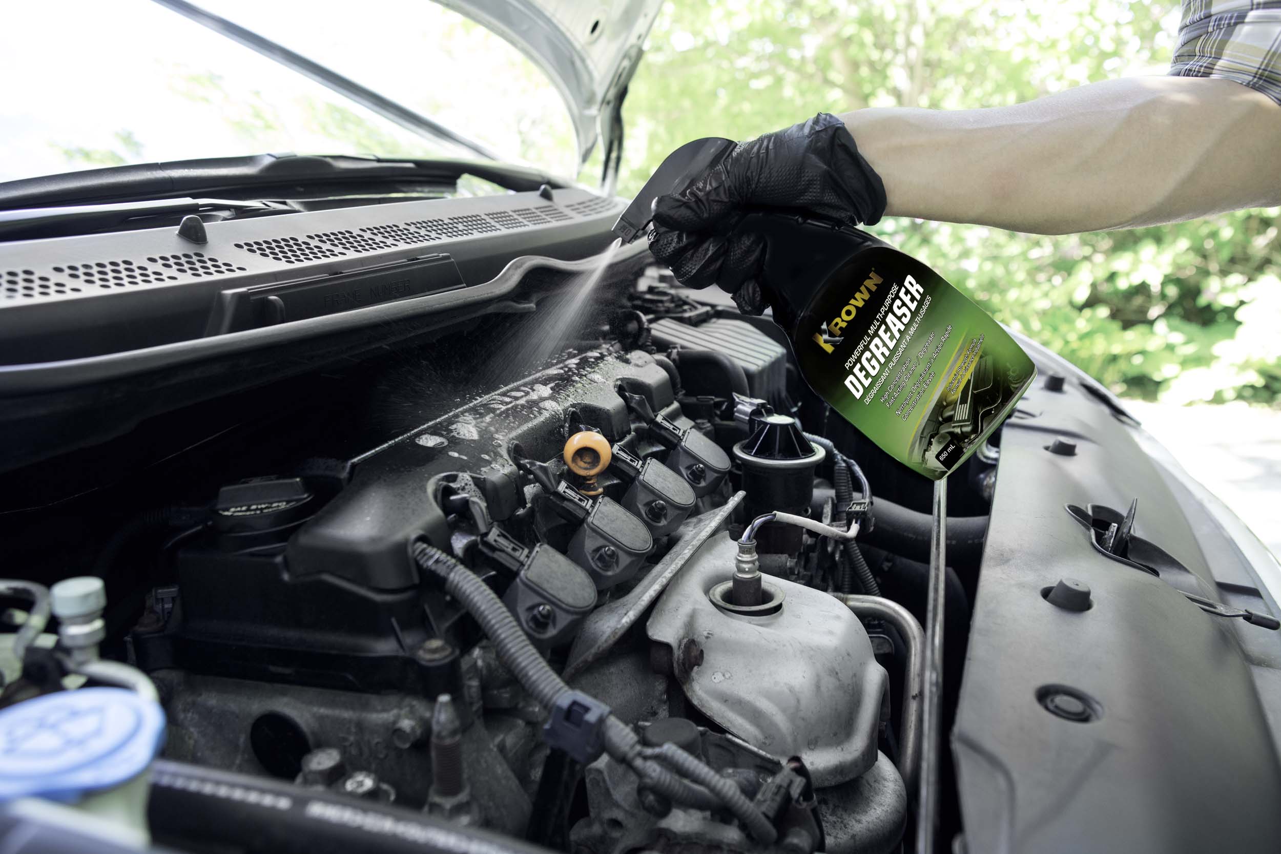 Power Kleen Retail on Engine compartment